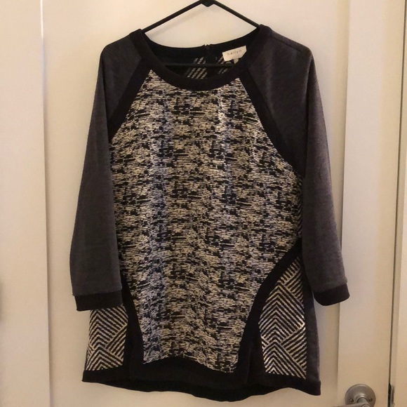 Anthropologie Tops - Anthropologie tunic size large. Worn once.